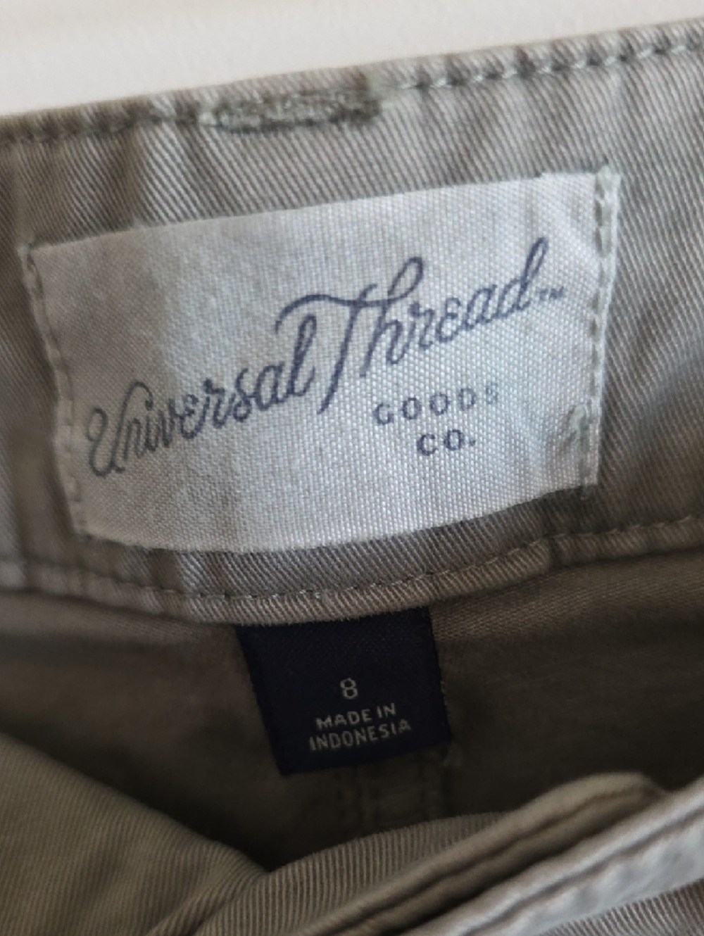 Universal Thread Olive Wide-Leg Utility Pants - Picture 6 of 6